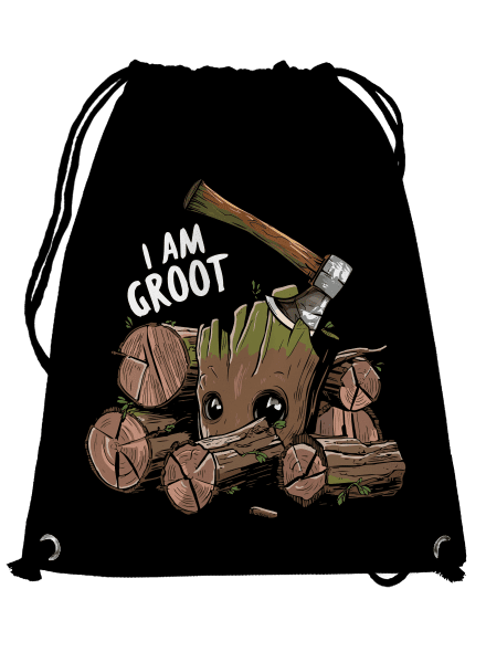 I Am Groot hátizsák Black