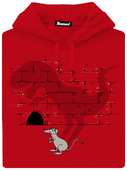 Árnyjáték férfi kenguruzsebes pulóver  Red