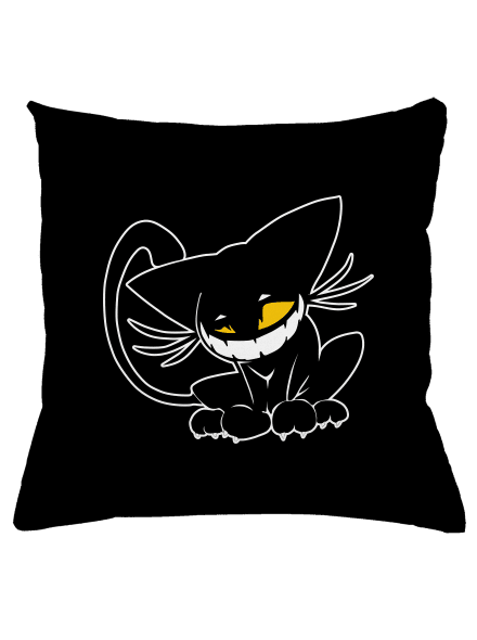 Evil cat párna  Black