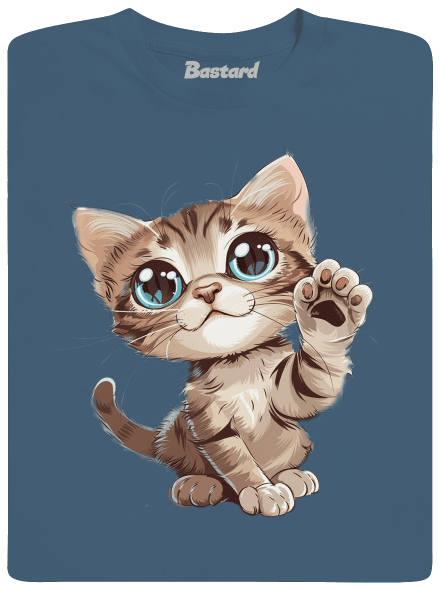 Mancsát rajta gyerek póló Denim