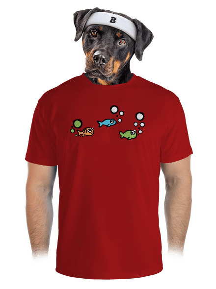 Baleset férfi sportpóló Red Mal