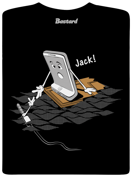 Jack férfi póló Black