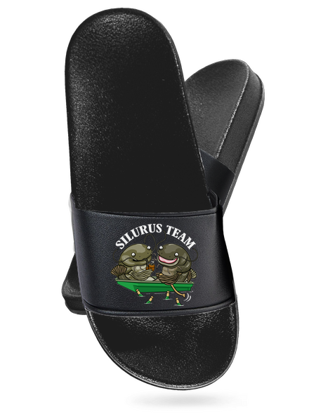 Silurus team papucs Black Black