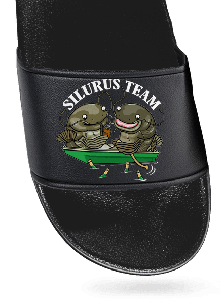 Silurus team papucs Black Black