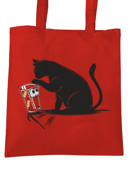 Macska és üveg táska  Bright Red