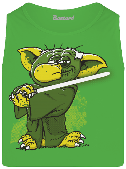 Yoda a nádasban férfi trikó  Lime