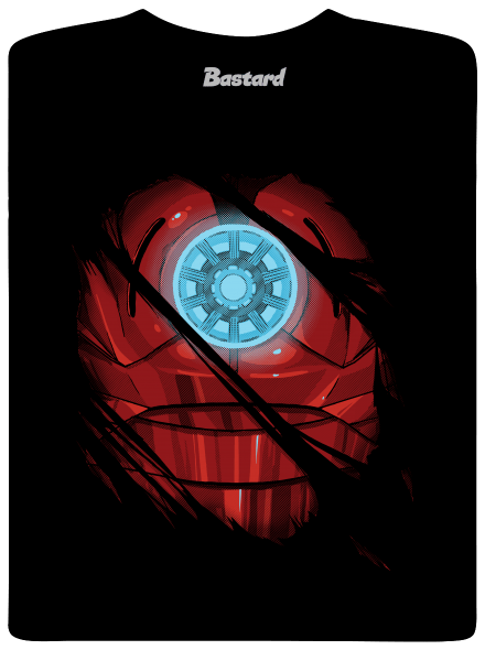 Ironman gyerek póló Black