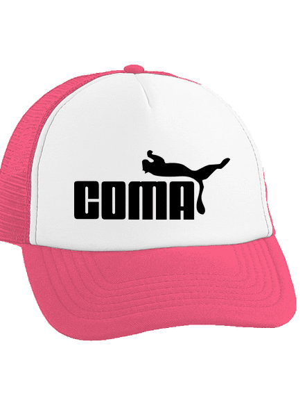 Coma sültös sapka Fluorescent Pink cap