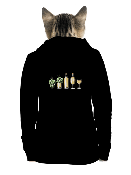 A bor evolúciója cipzáras női pulóver Black