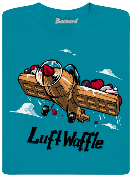 Luftwaffle férfi póló  Diva Blue