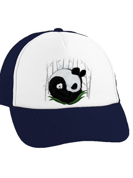 Két alvó panda sültös sapka  French Navy cap