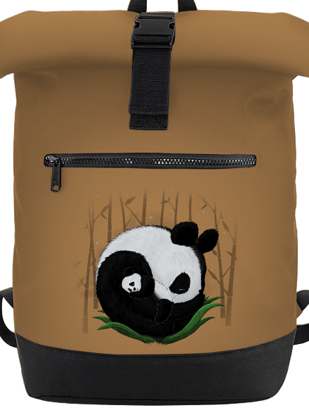 Két alvó panda hátizsák  Caramel