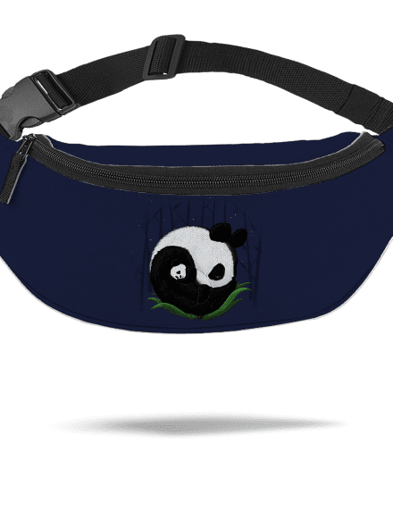 Két alvó panda övtáska French Navy