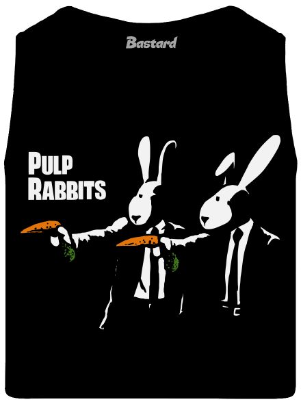 Pulp Rabbits férfi trikó Black