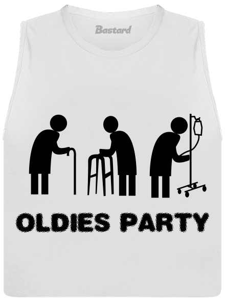 Oldies party női bővített trikó White