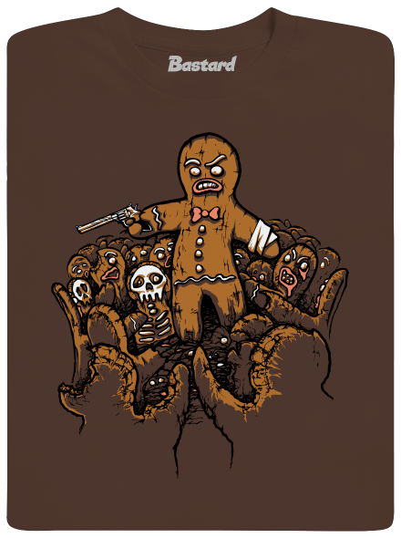 Mézeskalács apokalipszis férfi póló  Brown