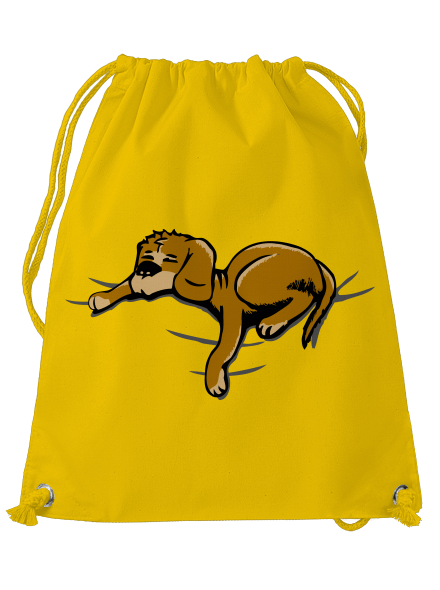 Alvó kutya hátizsák Yellow