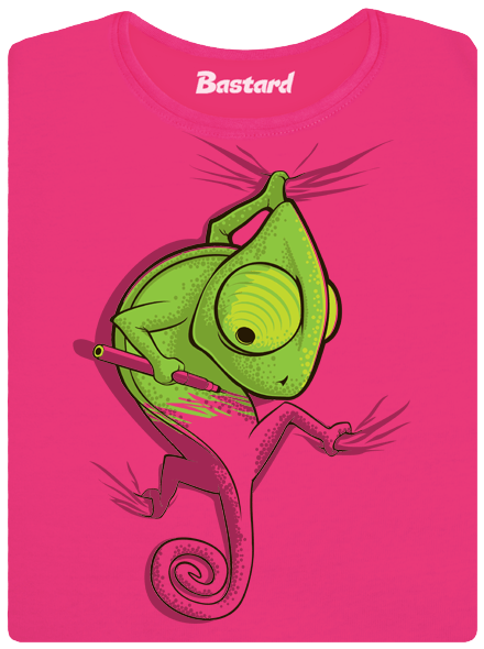 Hibajavító női póló fukszia