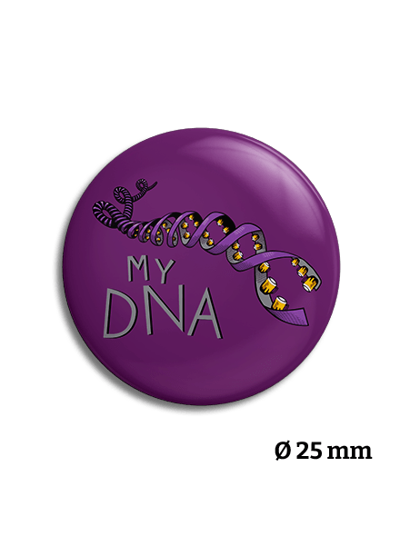 My DNA kitűző