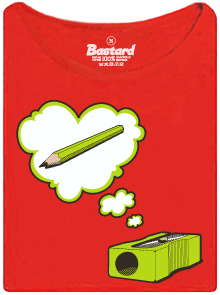 Hegyező női póló