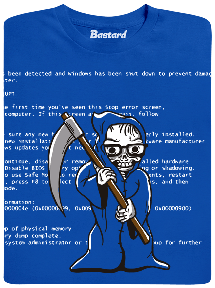 Kék halál férfi póló