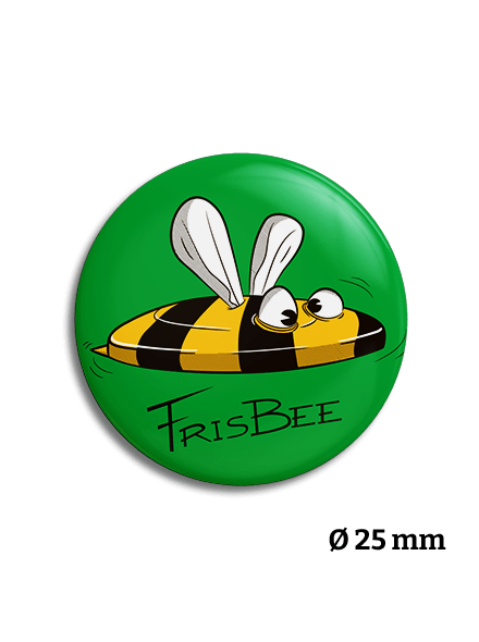 Frisbee kitűző