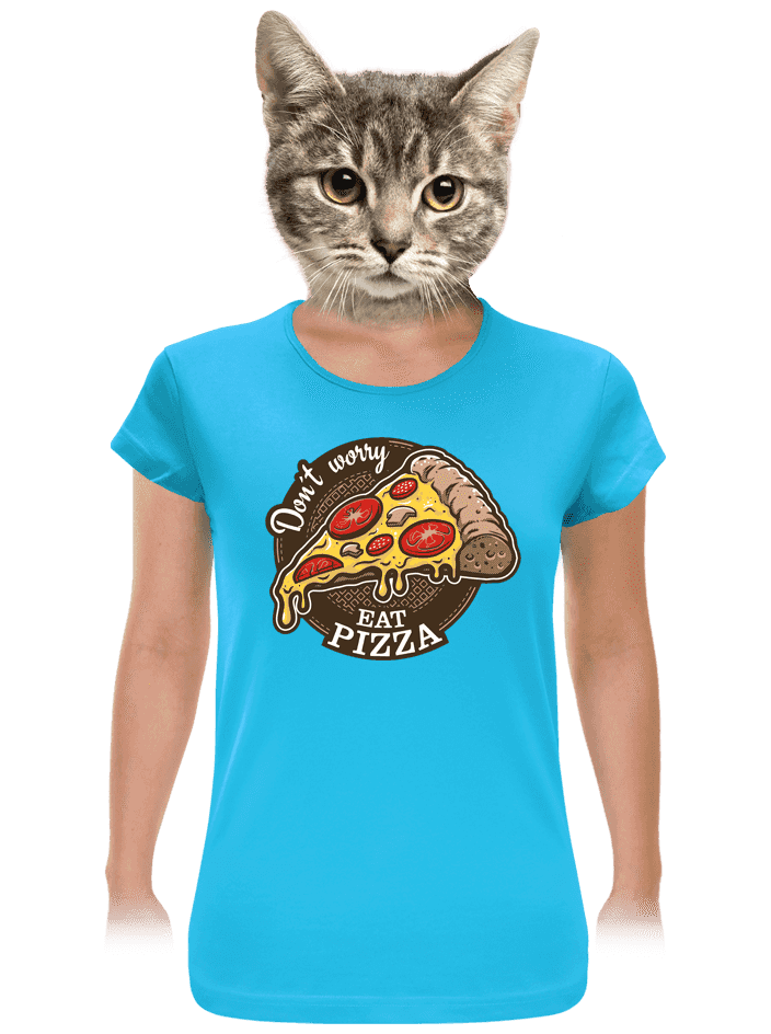 Pizza női póló