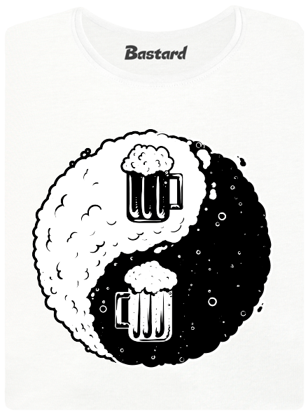 Jin Jang Sör női póló fehér