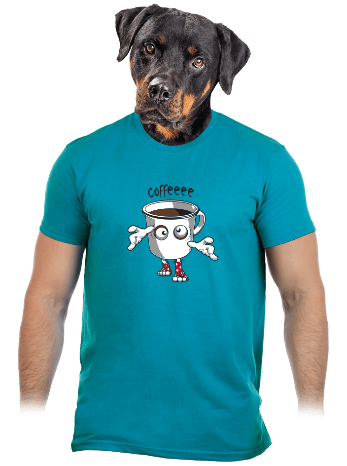 Zombie coffee férfi póló
