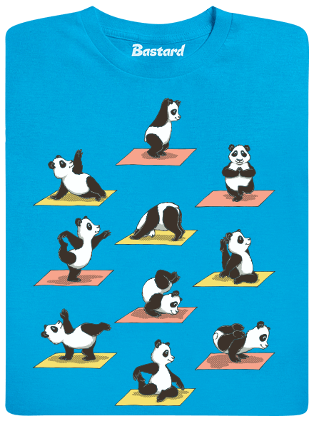 Panda jóga gyerek póló