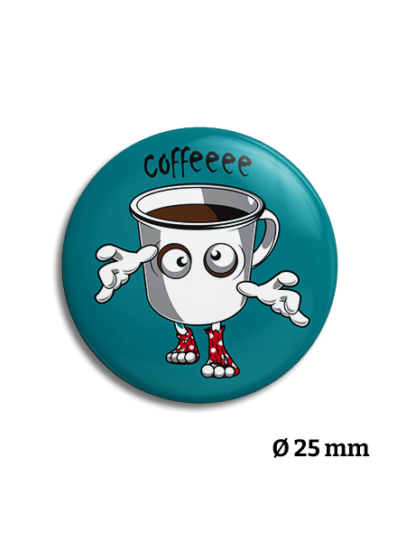 Zombie coffee kitűző