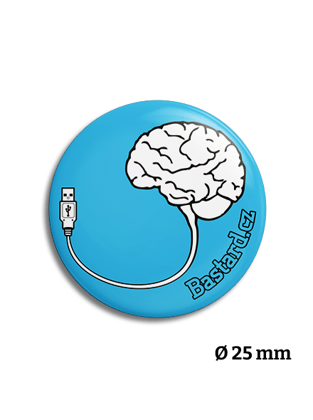 USB agy kitűző